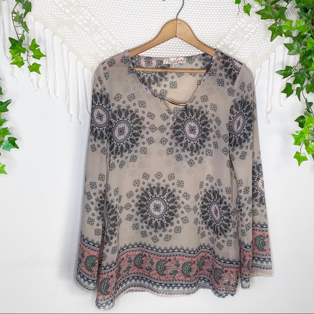 Penelope Boho Style Peasant Top